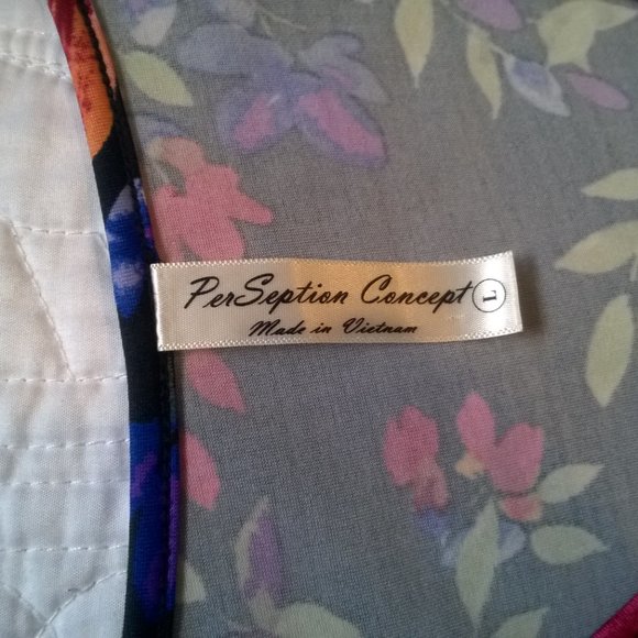 Floral Faux Wrap Blouse - Picture 9 of 9